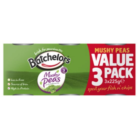 Picture of Batchelors Mushy PEAS 225g 3pk x12